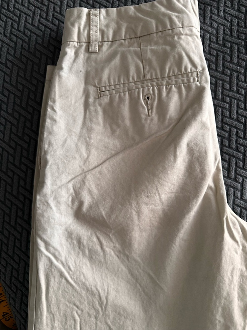 Light Beige Straight Leg Pants - Picture 6 of 6